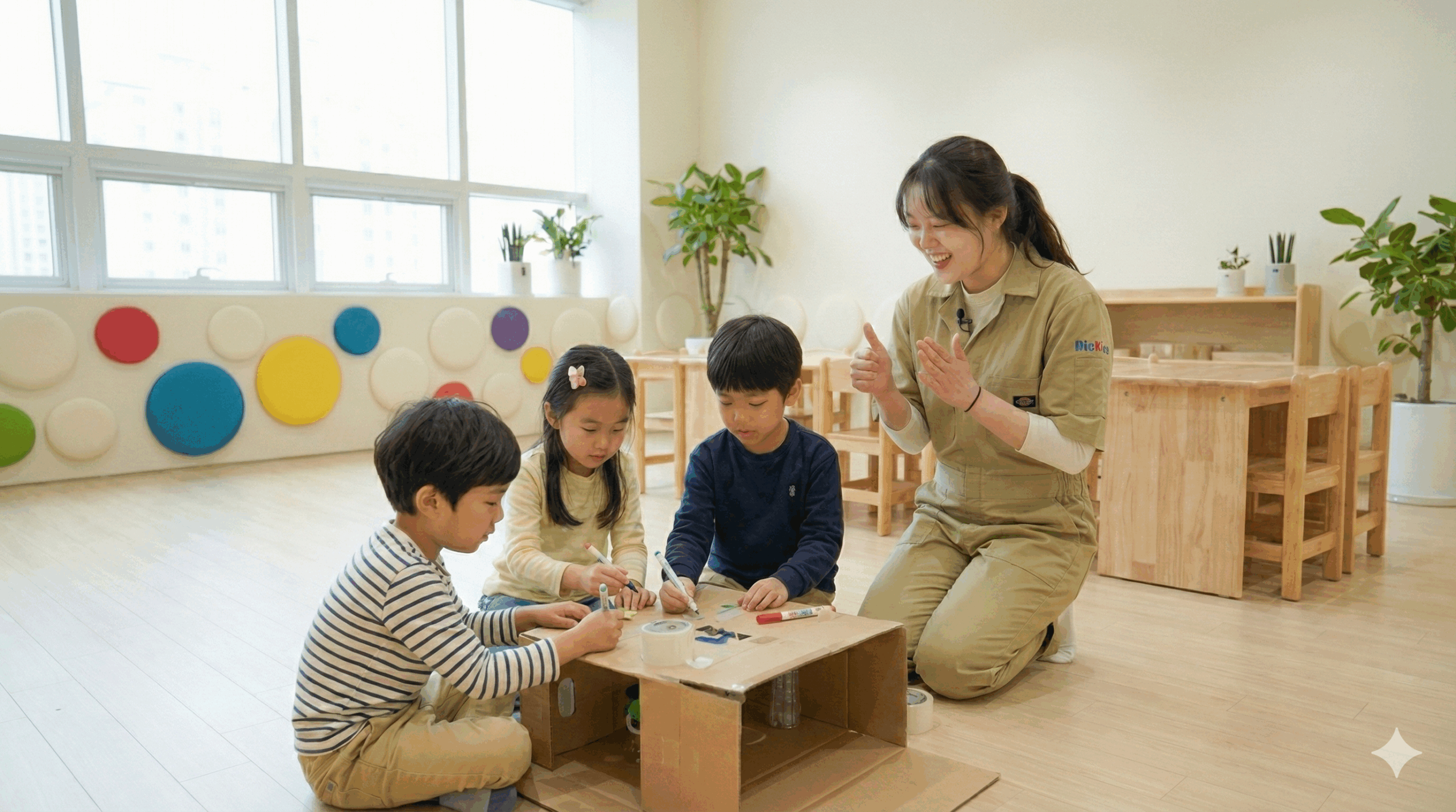 교사와 아이의 상호작용 수업