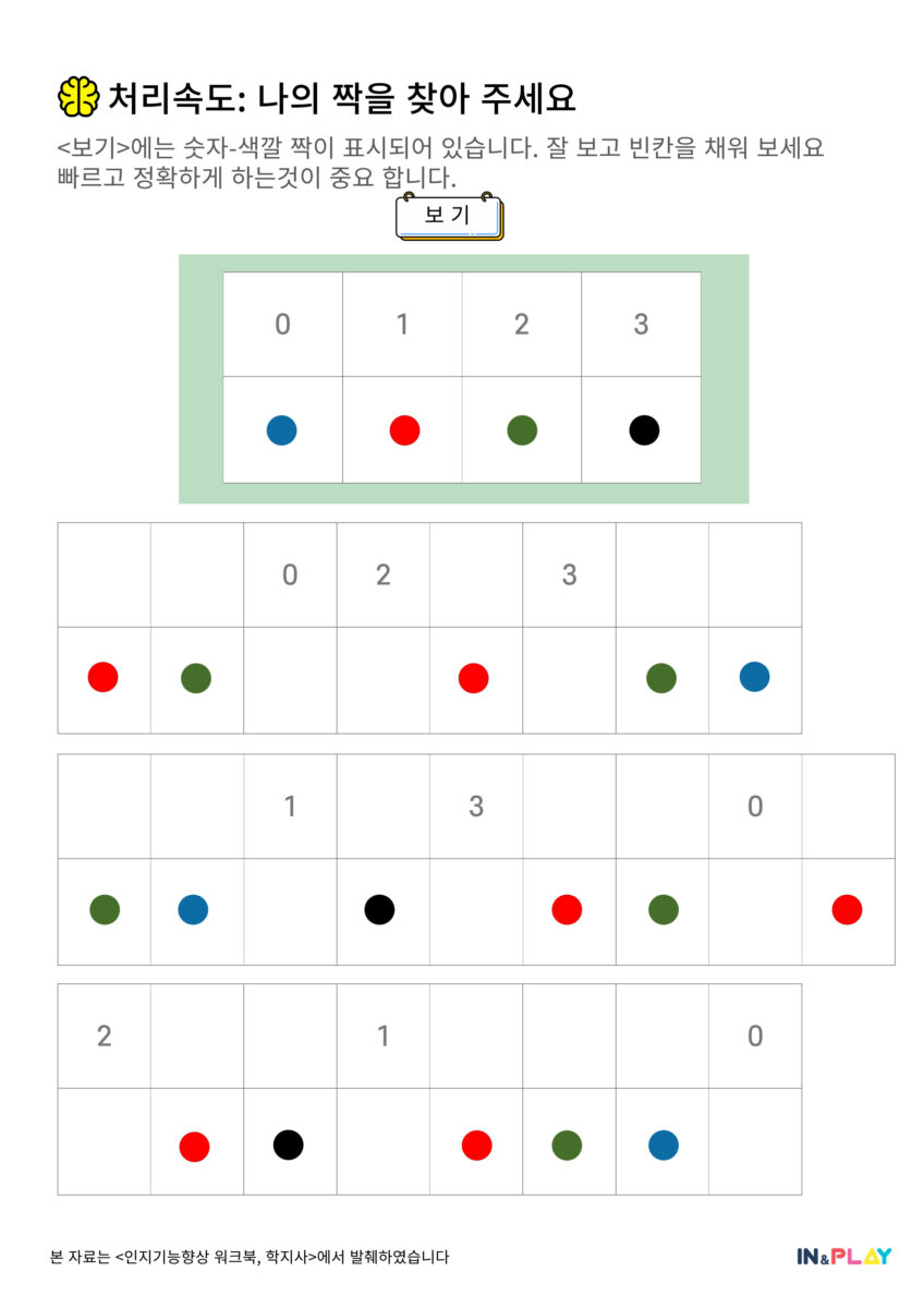 처리속도_나의 짝을 찾아줘