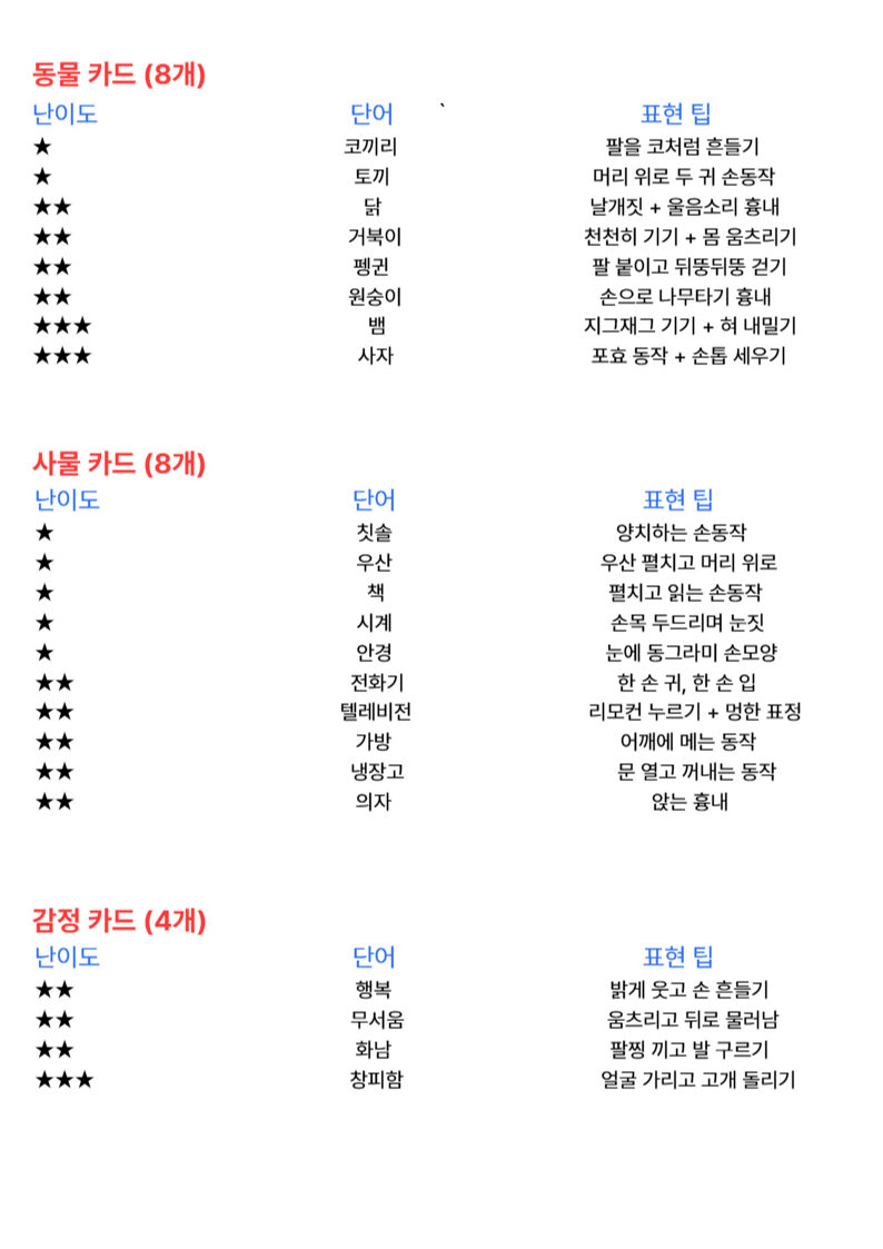 몸으로 말해요
