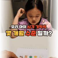 우리 아이 시각기억력, 몇 개월 수준일까?